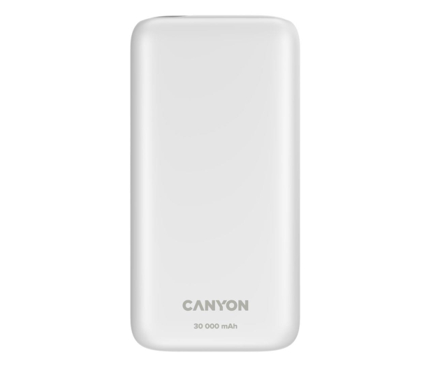 CANYON PB-301 LED 30000 mAh PD 20W QC 3.0 Biały - 1261515 - zdjęcie 2